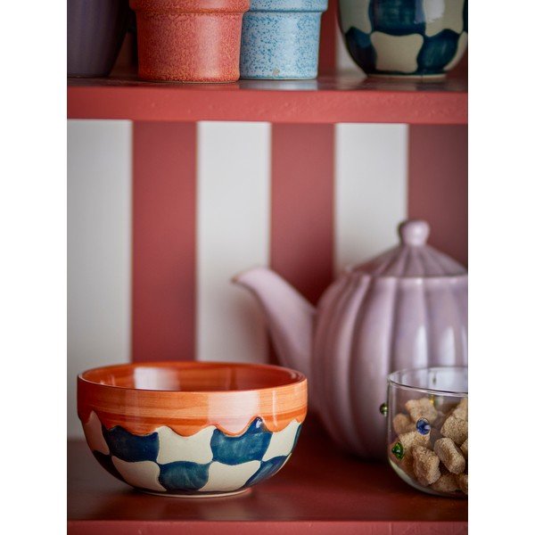 Kőedény tálka szett 4 db-os 590 ml Check – Bloomingville-image-1