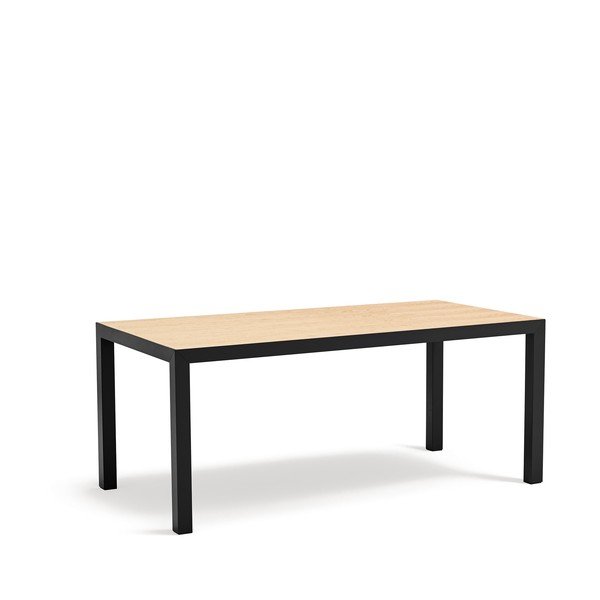 Étkezőasztal tölgyfa asztallappal 75x180 cm Alma – Teulat-image-2