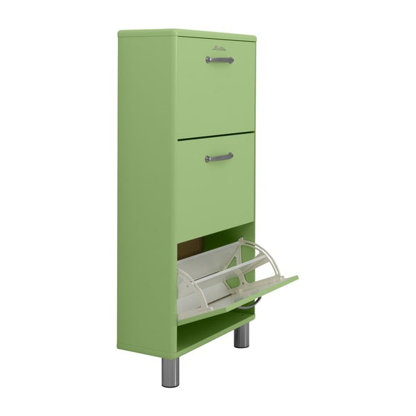 Zöld cipőtartó billenő fiókokkal Malibu - Tenzo-image-4