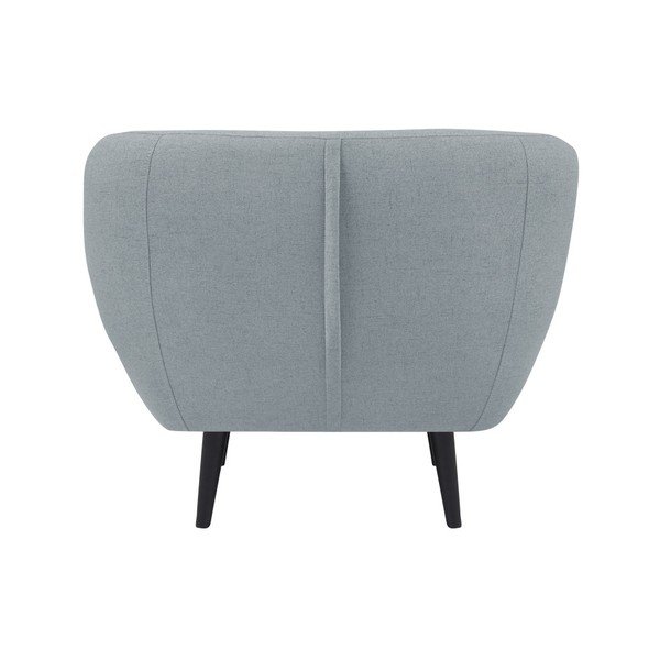 Piemont világoskék fotel barna lábakkal - Mazzini Sofas-image-1