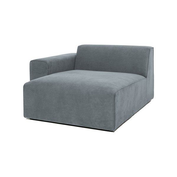 Szürke kordbársony kanapé modul (bal oldali) Sting – Scandic-image-1