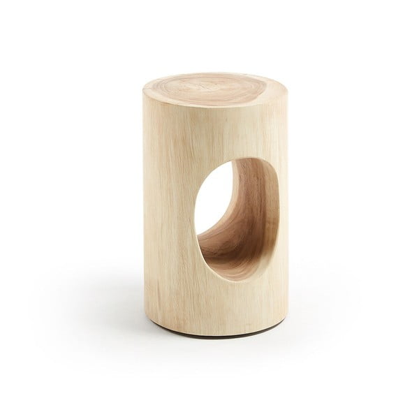 Munggur fa kerek tárolóasztal ø 30 cm Halker – Kave Home