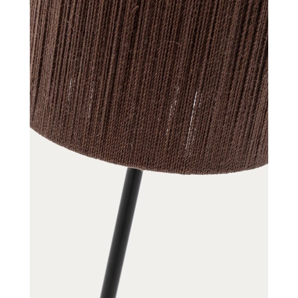 Sötét natúr színű akácfa asztali lámpa (magasság 147 cm) Kor – Kave Home-image-4