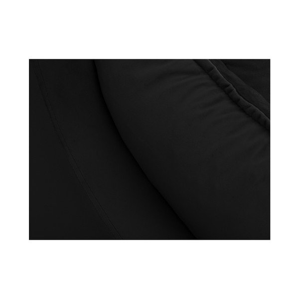Freesia fekete bársony kanapé, 150 cm - Mazzini Sofas-image-4