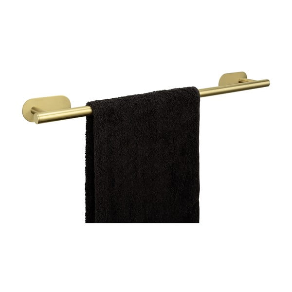 Öntapadós rozsdamentes acél törölközőtartó Orea Gold – Wenko-image-1