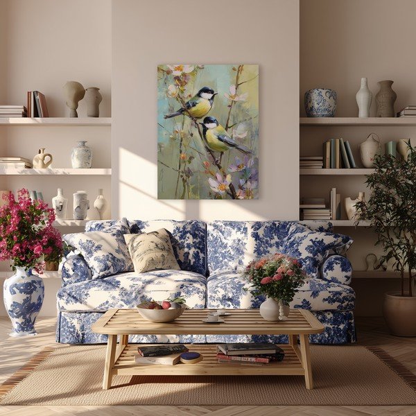 Nyomtatott keretezett kép 60x80 cm Parus Pair – Styler-image-2