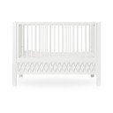 Fehér ágy mellé helyezhető babaágy állítható magassággal 60x120 cm Harlequin – Cam Cam Copenhagen