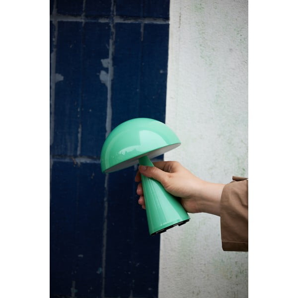 Mentazöld LED dimmelhető asztali lámpa (magasság 20 cm) Mush – Hübsch-image-4