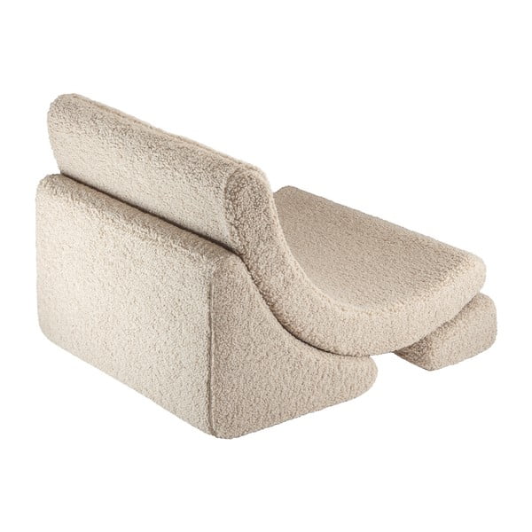 Világosbarna buklé gyerek fotel Moon – Wigiwama-image-2