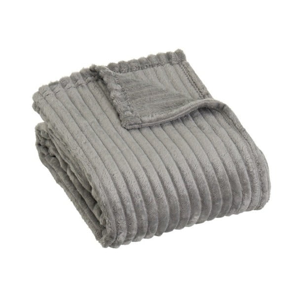Szürke mikroplüss takaró 130x160 cm Fur Velvet – Casa Selección