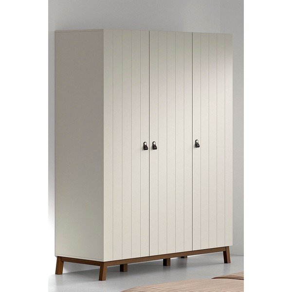 Bézs gyerek ruhásszekrény 149x196x58 cm Sezane – Vipack-image-1