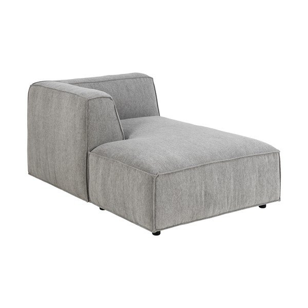 Fairfield világosszürke fekvőfotel modul kanapéhoz, bal oldali - Bonami Selection-image-3