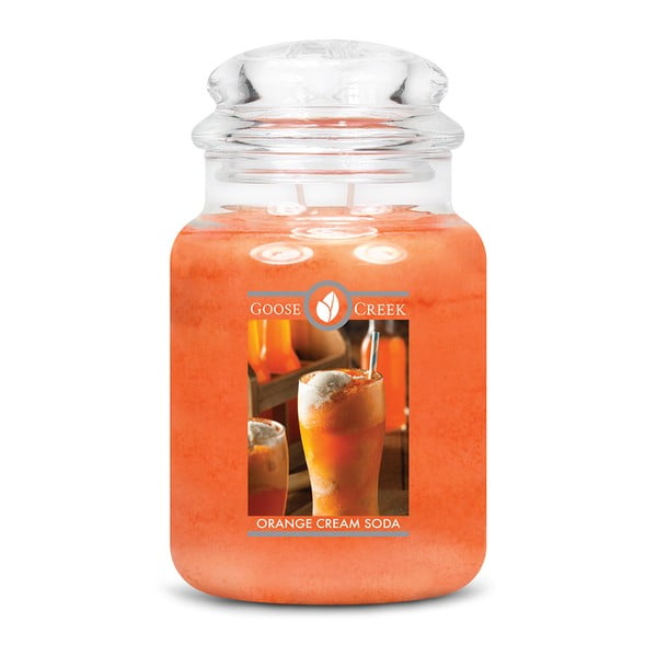 Narancs limonádé illatgyertya üvegben, égési idő 150 óra - Goose Creek