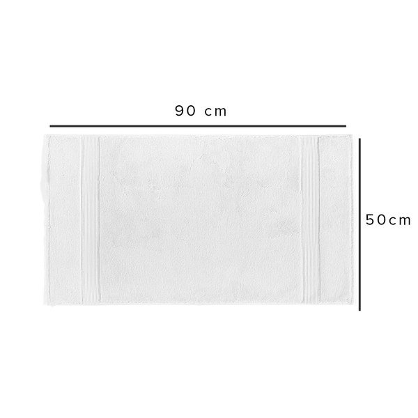 Fehér pamut törölköző 50x90 cm Chicago – Foutastic-image-2