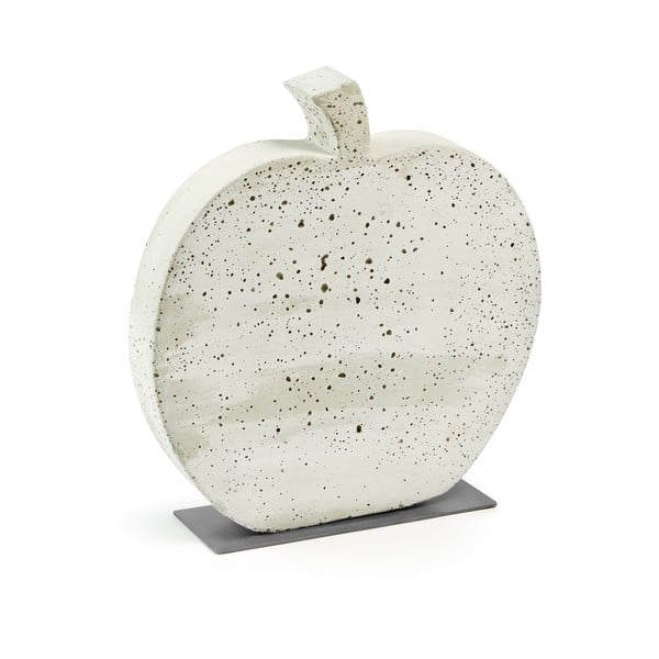 Sens Apple fehér cementezett dekoráció, 37 x 40 cm - La Forma