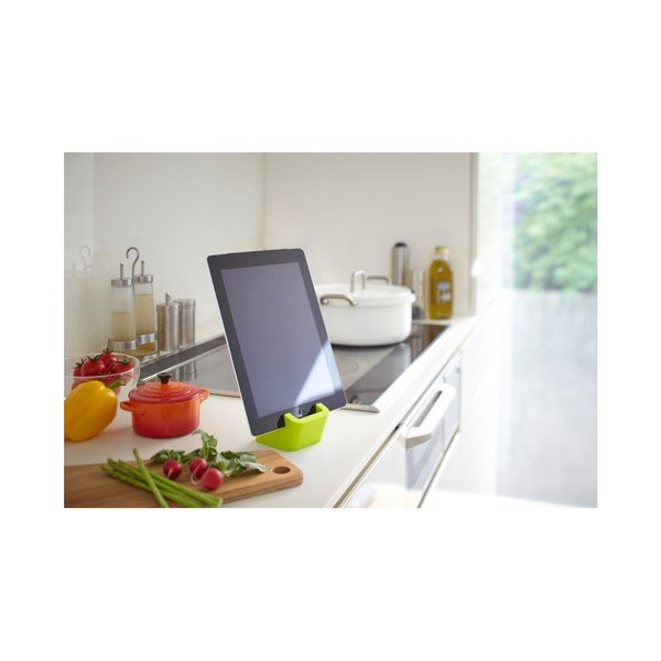 Square zöld tablettartó - YAMAZAKI-image-1