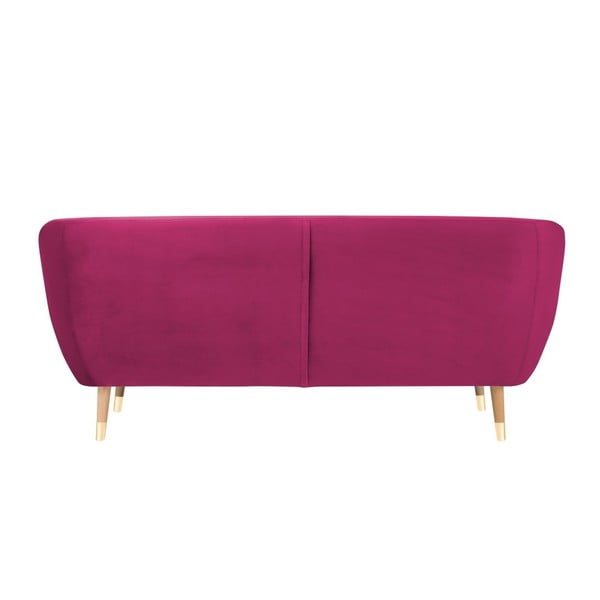 Amelie rózsaszín háromszemélyes kanapé - Mazzini Sofas-image-2