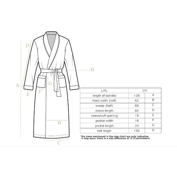 Cozy piros plüss fürdőköpeny, L/XL - Tiseco Home Studio-image-1