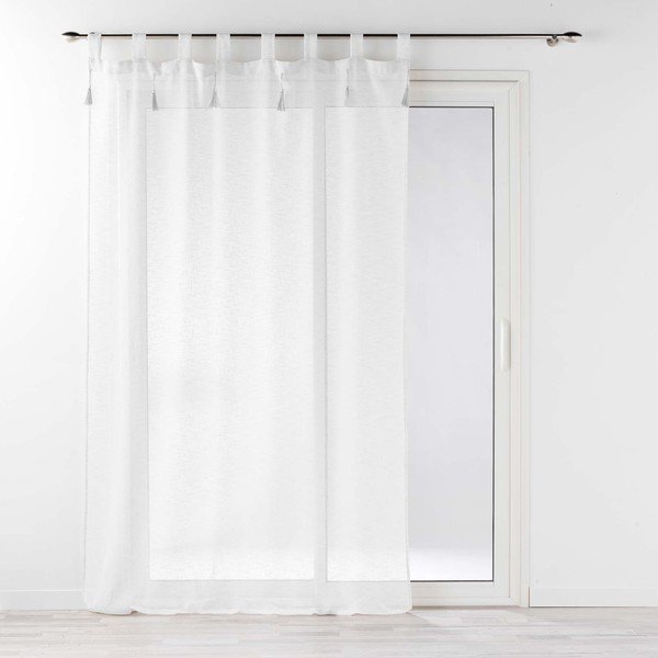 Fehér fényáteresztő függöny 140x240 cm Dalila – douceur d'intérieur