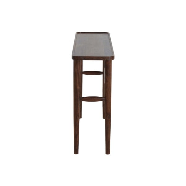 Barna akácfa konzolasztal 30x120 cm Qiano – Light & Living-image-3