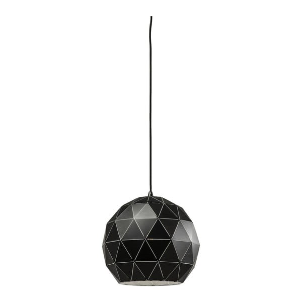 Triangle fekete mennyezeti lámpa, Ø 30 cm - Kare Design