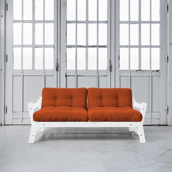 Step White/Orange kinyitható kanapé - Karup-image-1