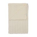 Krémszínű mikroplüss takaró 130x170 cm Cosy Ribbed – Catherine Lansfield