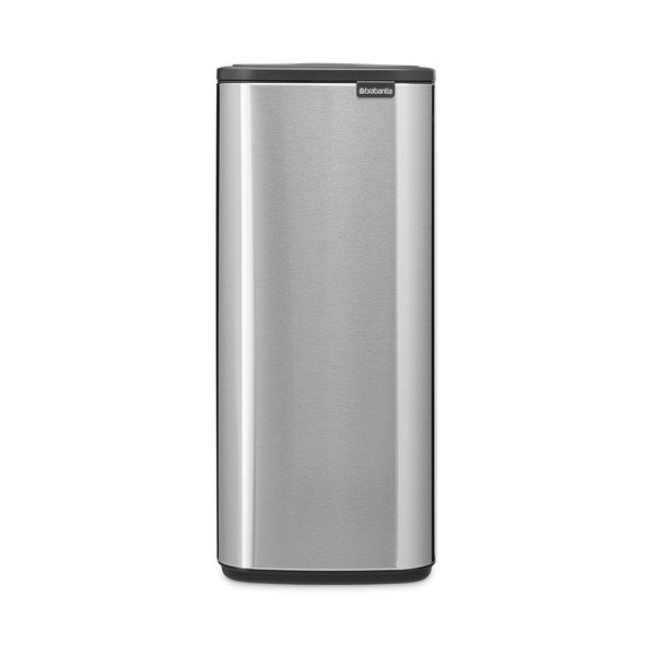 Matt ezüstszínű acél érintésre nyíló szemetes 30 l Bo Touch – Brabantia-image-3