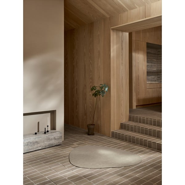 Szürkésbézs bőr Circle XXXL Bull – LIND DNA-image-1