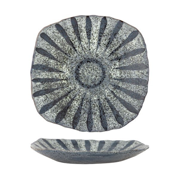 Szürke szervírozó kőedény tányér ø 32 cm Ramie – Bloomingville-image-4