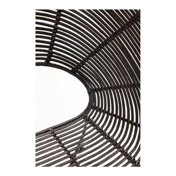 Aslog fekete rattan szék - Hübsch-image-3