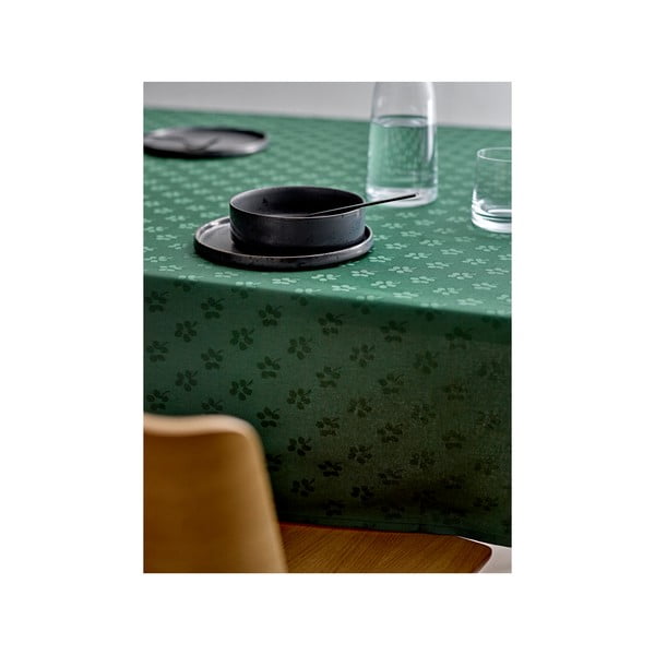 Pamut asztalterítő ø 160 cm Forget-Me-Not Damask – Södahl-image-1