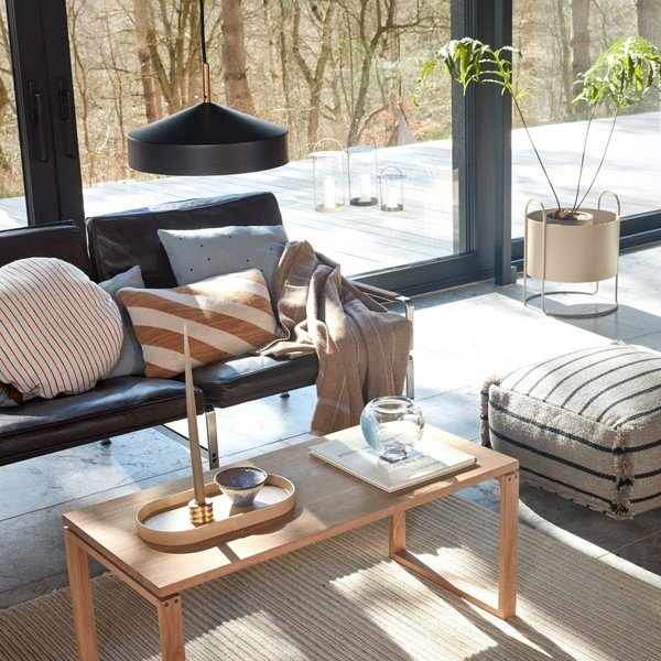 Fekete fém függőlámpa ø 30 cm Hatto – OYOY Living Design-image-1