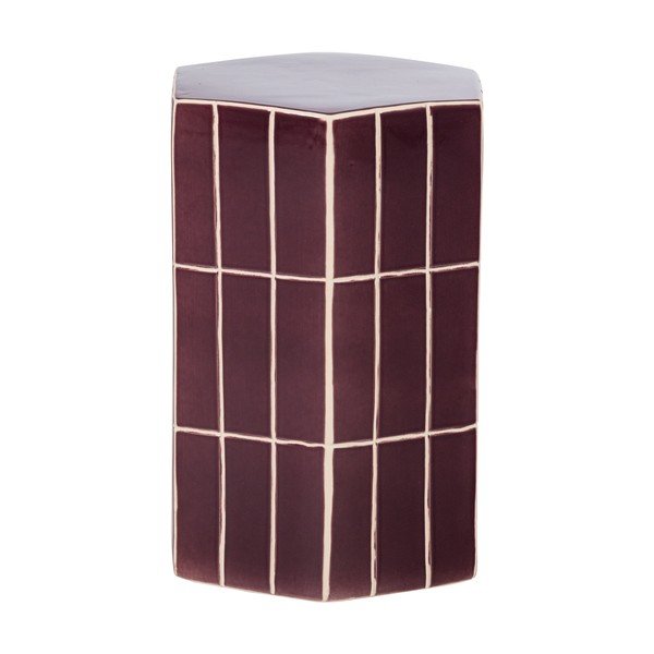 Kerámia tárolóasztal 26x30 cm Plu – WOOOD