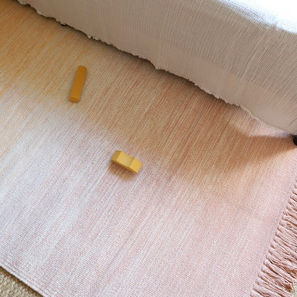 Narancssárga-rózsaszín mosható szőnyeg 100x150 cm Kirthy – Nattiot-image-1