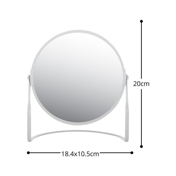 Kozmetikai nagyítós tükör (ötszörös nagyítás) ø 18 cm Akira – Spirella-image-2