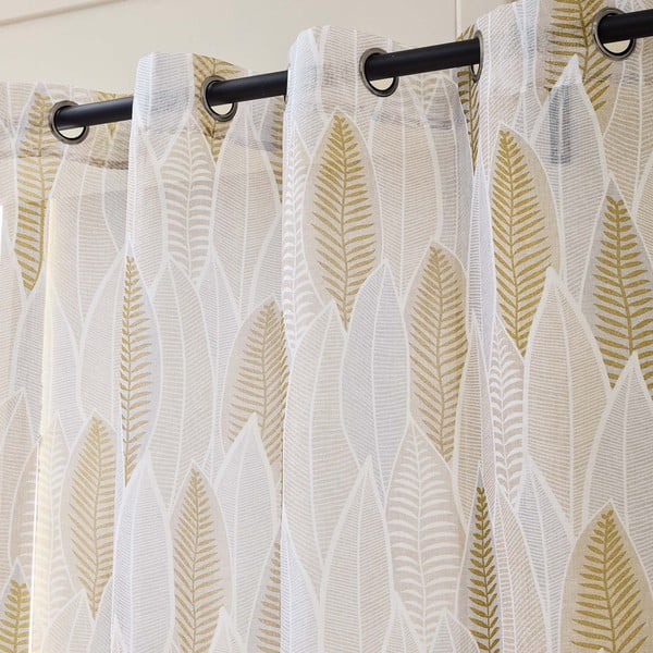 Bézs voile fényáteresztő függöny 140x280 cm Kim – douceur d'intérieur-image-2