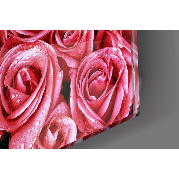 Pink Roses üvegezett kép - Insigne-image-2