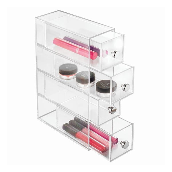 Wers átlátszó tárolódoboz, 4 fiókkal - iDesign-image-2