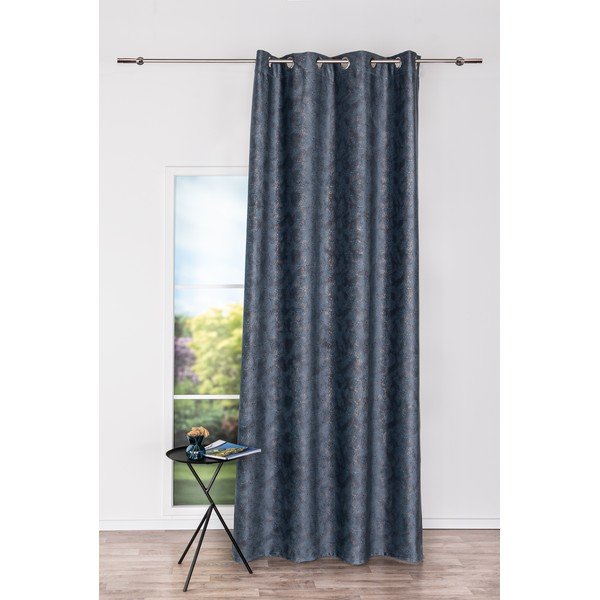Antracitszürke függöny 140x260 cm Terra – Mendola Fabrics-image-1