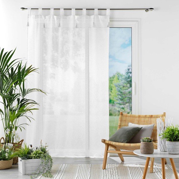 Fehér fényáteresztő függöny 140x240 cm Dalila – douceur d'intérieur-image-2