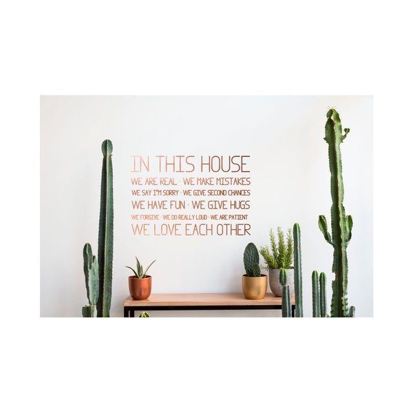 This House vinyl öntapadós falmatrica - Really Nice Things-image-1
