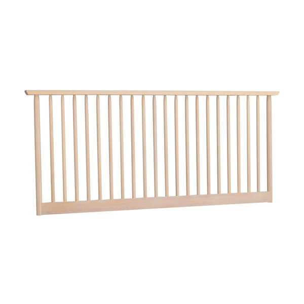 Natúr színű tölgyfa ágytámla 194x84 cm Riggins - Rowico-image-2