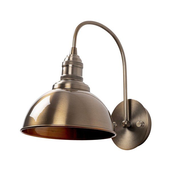 Sárgaréz színű fali lámpa ø 21 cm Varzan – Opviq lights