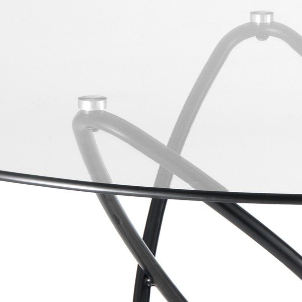 Hula Hoop étkezőasztal edzett üveglappal, ⌀ 120 cm - Tomasucci-image-2