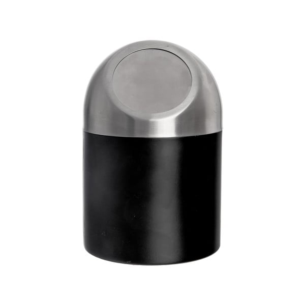 Fekete rozsdamentes acél szemetes 1,2 l BLACK – Orion-image-3