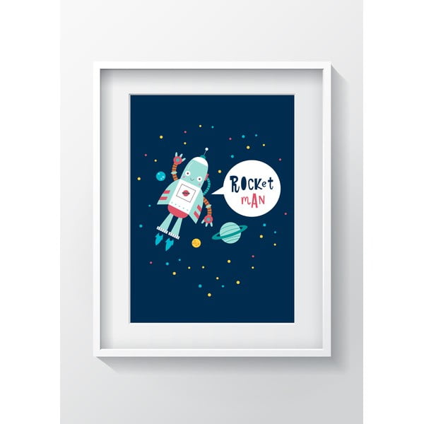 In Space falikép, 24 x 29 cm - OYO Kids