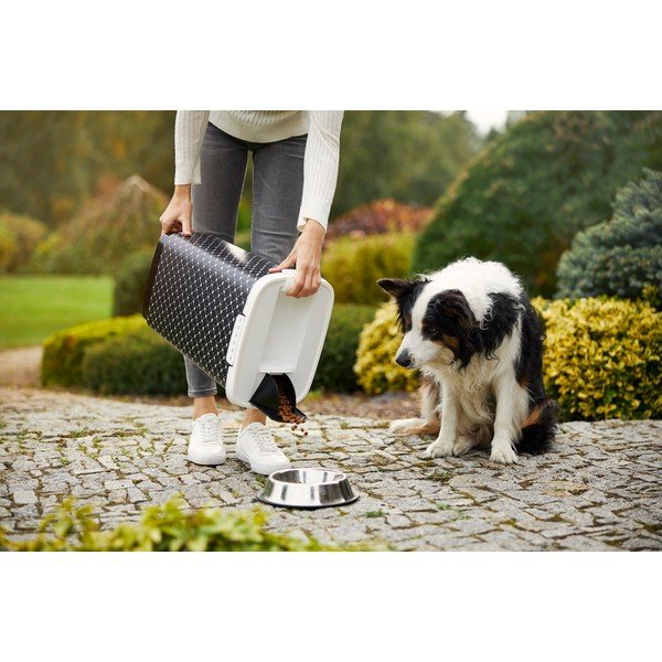 Fekete állateledel tartó doboz 25 l Cody - Rotho-image-1