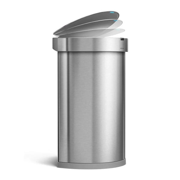 Rozsdamentes acél érintésmentes szemetes 45 l - simplehuman-image-3