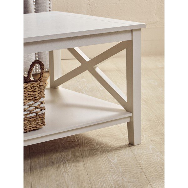 Fehér dohányzóasztal 60x120 cm Heritage – Premier Housewares-image-2